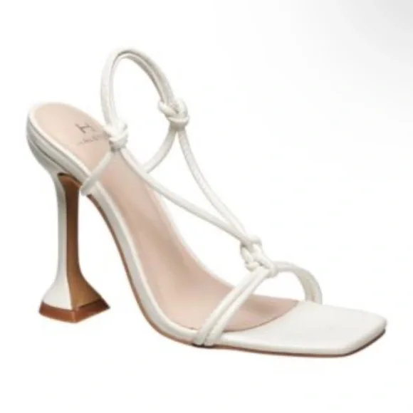 BNIB H Halston Women's Picasso Lace-Up Dress Sandals - Picture 1 of 6